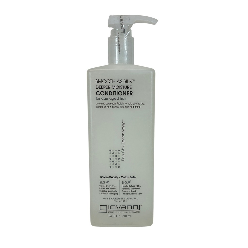 Giovanni Smooth As Silk Deeper Moisture Conditioner Damaged Hair 24oz 710mL Pump